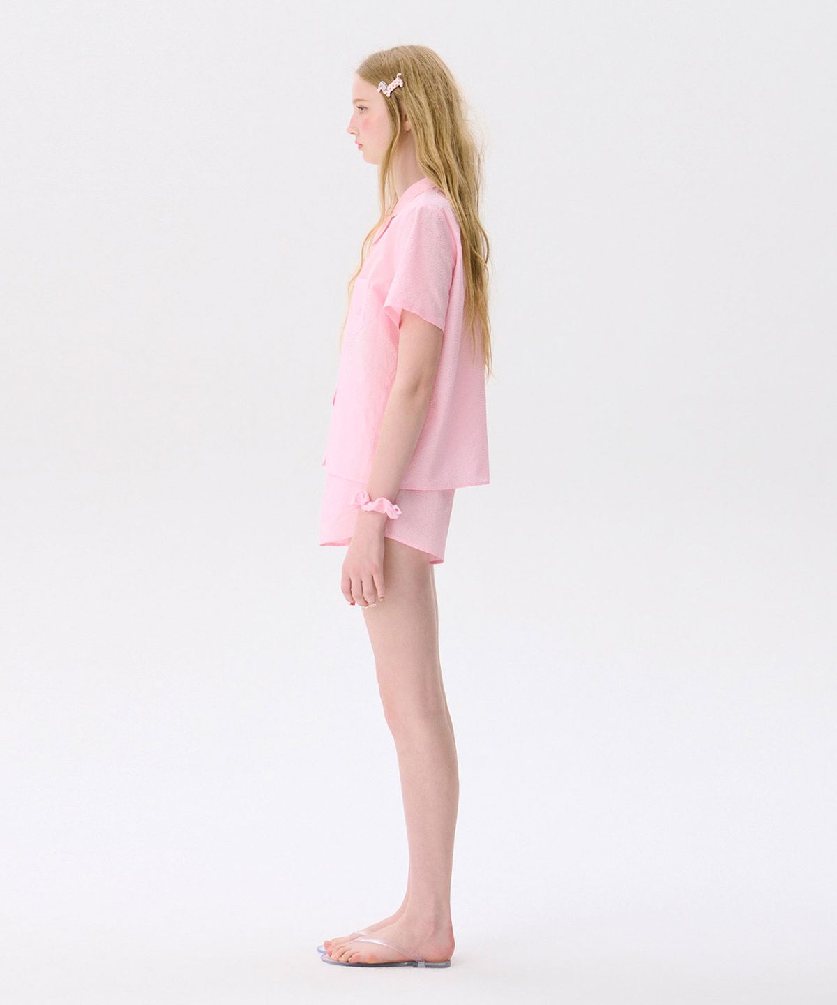준준스페이스(JUNEJUNE SPACE) Pajama Shirt_Pink(파자마 셔츠_핑크)