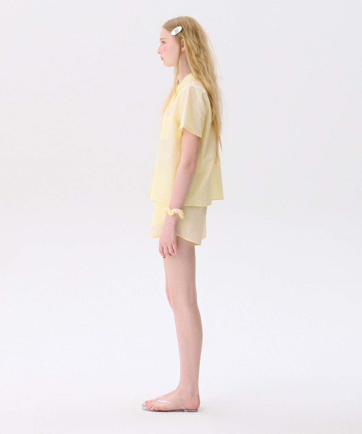 준준스페이스(JUNEJUNE SPACE) Pajama Shirt_Yellow(파자마 셔츠_옐로우)