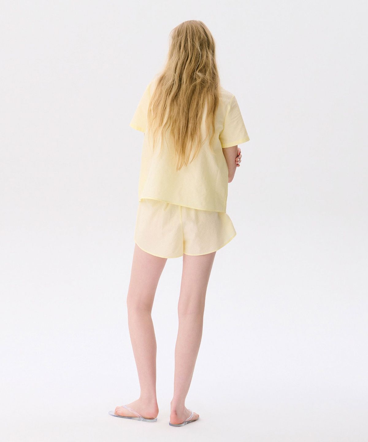 준준스페이스(JUNEJUNE SPACE) Pajama Shirt_Yellow(파자마 셔츠_옐로우)