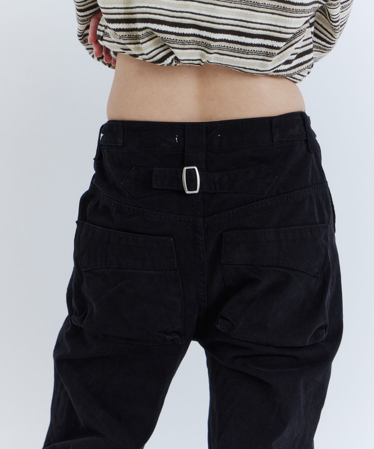 패러다임 필름(PARADIGMFILM) [Ep.03] 워시드 신치백 플레어진 (블랙)