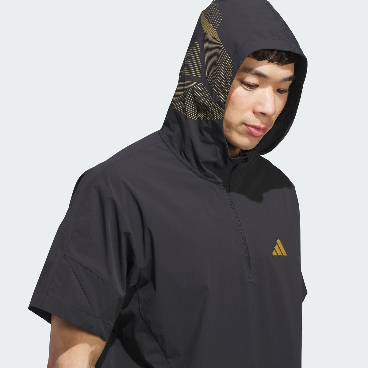 아디다스 골프(ADIDAS GOLF) 코드케이오스 쇼트 슬리브 후디 재킷 KR0284