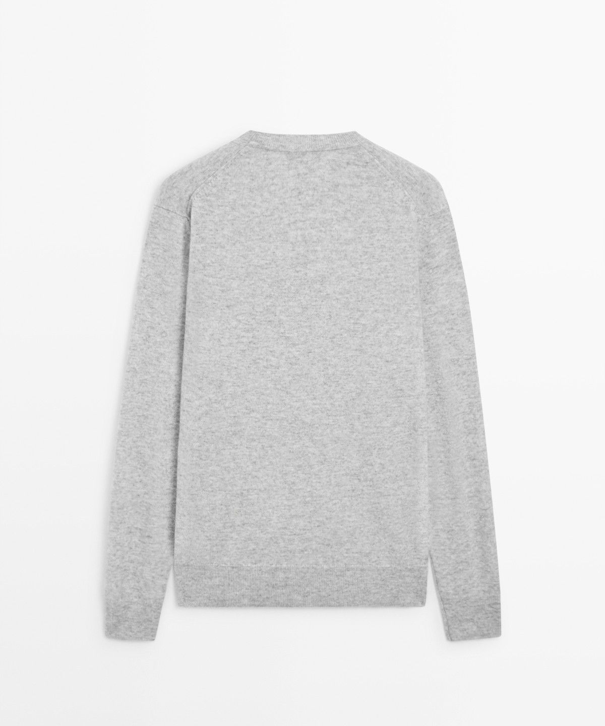 마시모두띠(MASSIMO DUTTI) 울 혼방 라운드넥 니트 스웨터