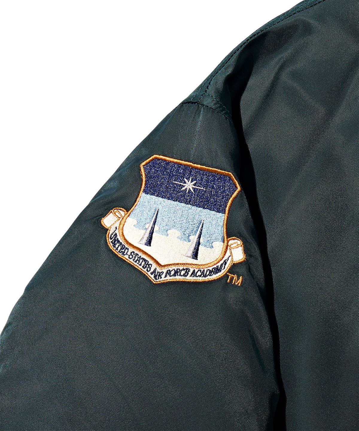 디스커스 애슬레틱(DISCUS ATHLETIC) [핏더사이즈 콜라보] USAFA 플라이트 자켓 다크 카키