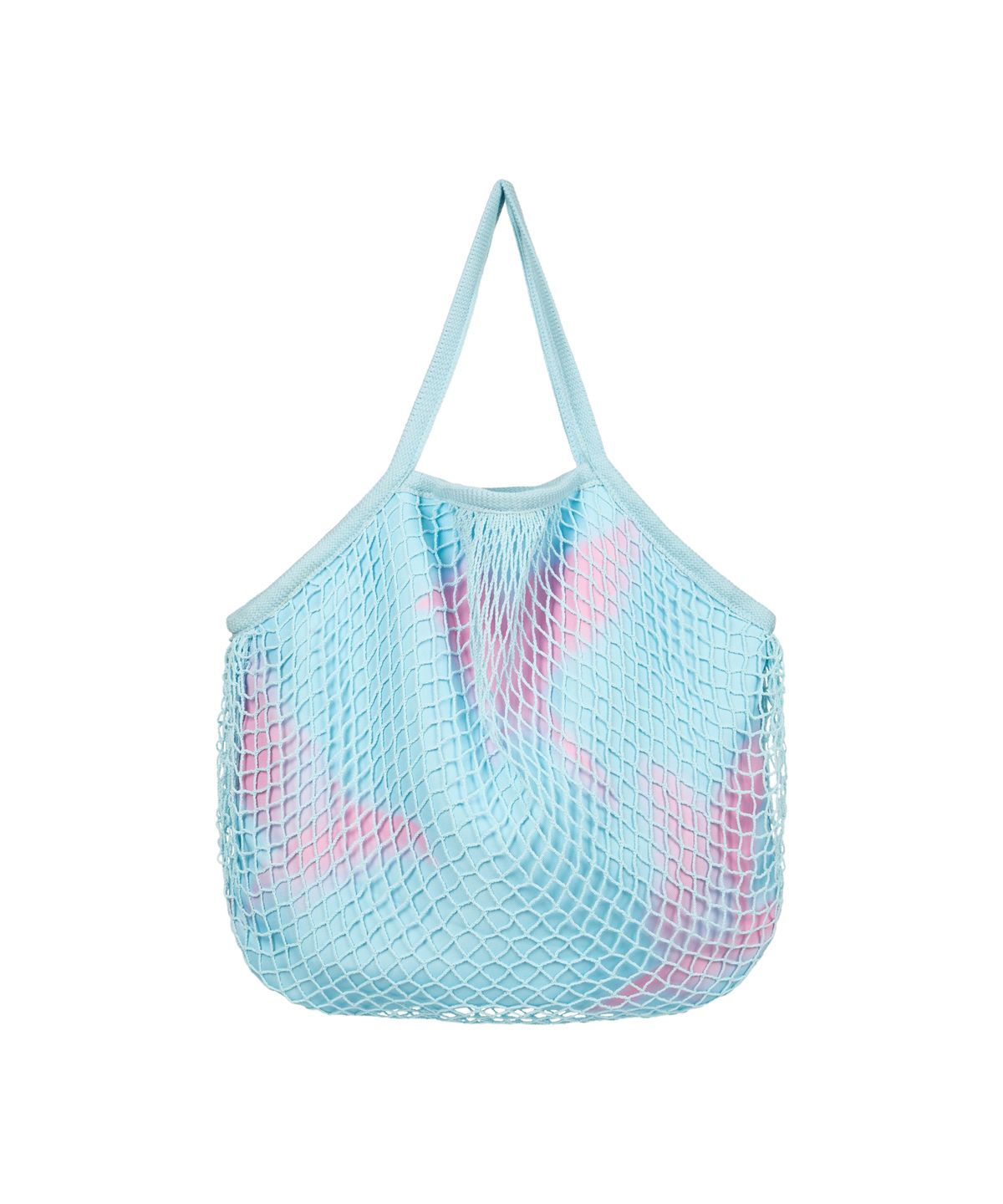 이우가마카라스(IUGAMAKARAS) Wavy Layered Net Bag (Blue)