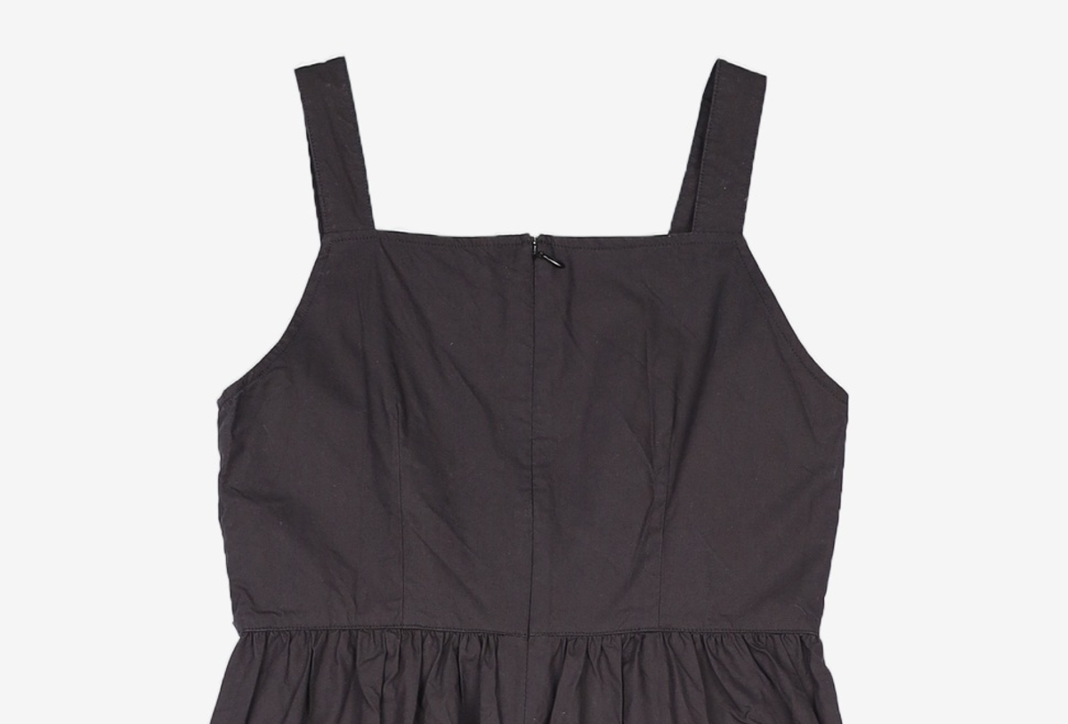 미쏘(MIXXO) 스퀘어넥 끈나시 롱 원피스 MIWOWD721G S