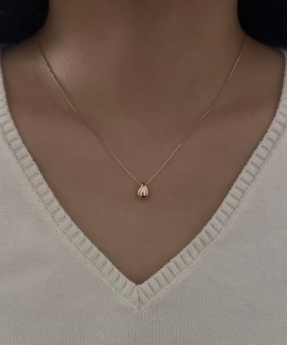 파예(FAYE) 14k Droplet necklace