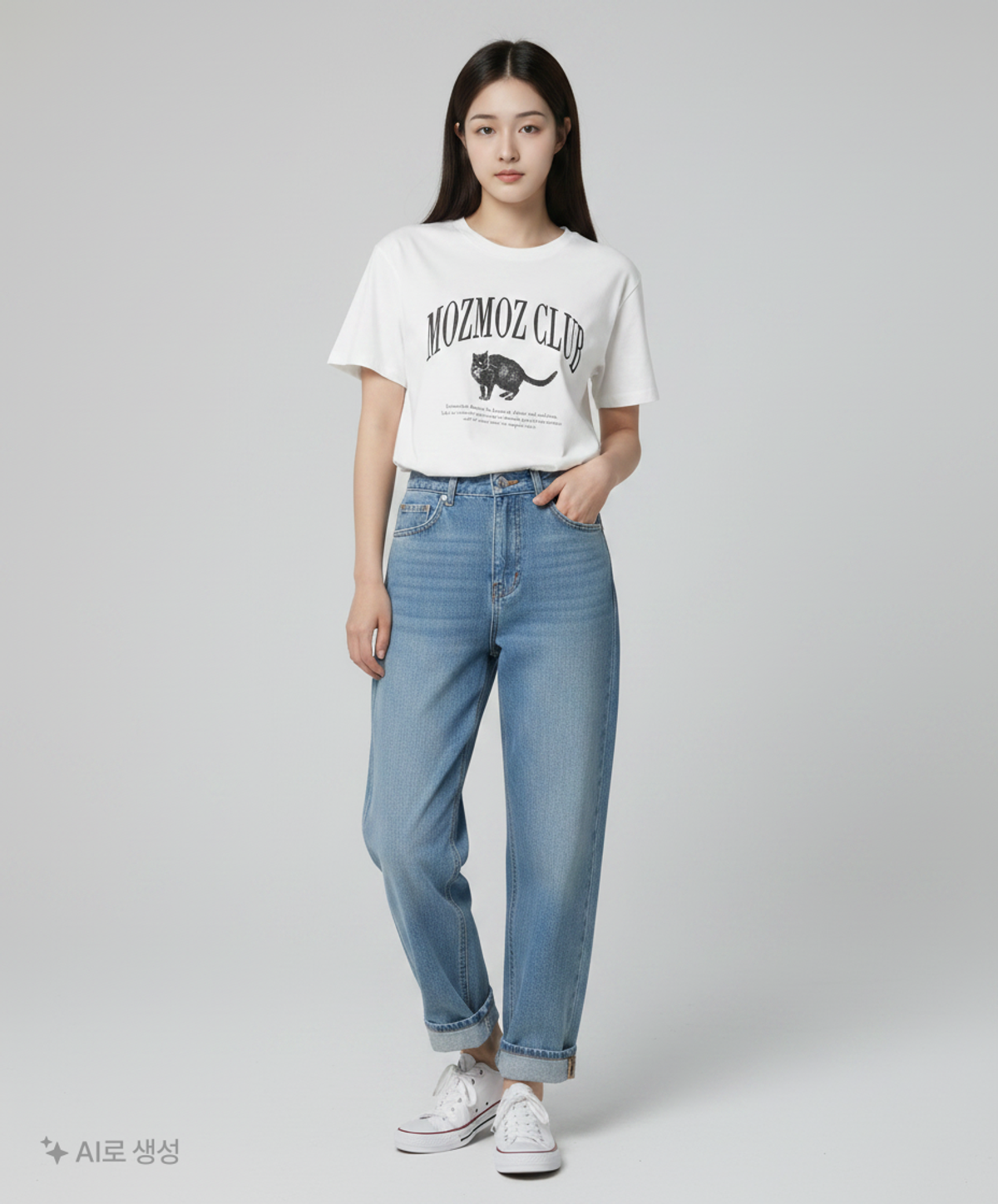 모즈모즈(MOZMOZ) 반소매 티셔츠