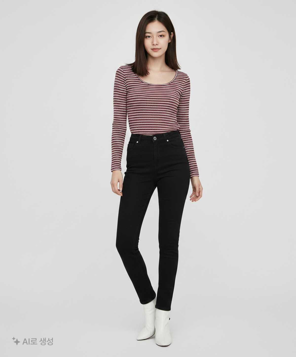 무신사 스탠다드(MUSINSA STANDARD) 긴소매 티셔츠 S