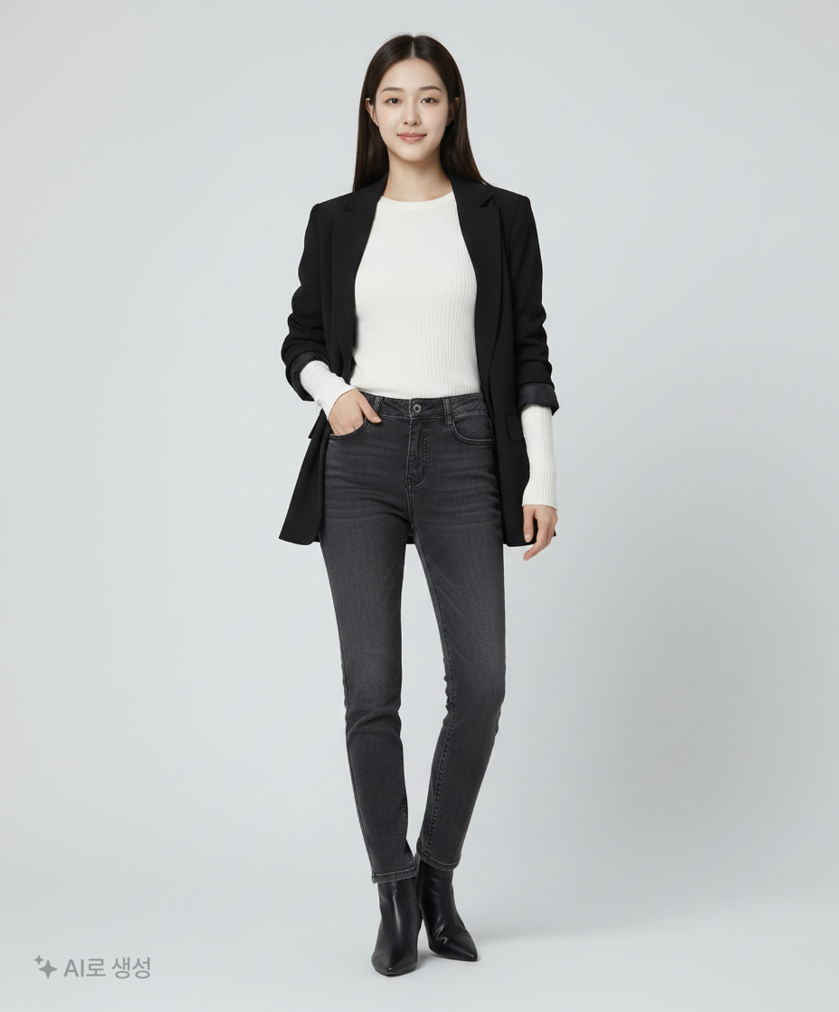 시에로(SIERO) 청/데님 팬츠 0(26)