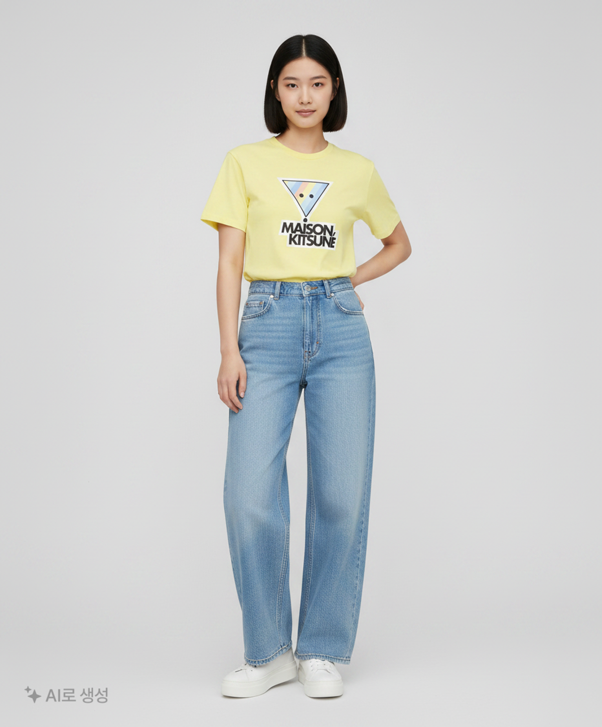 메종 키츠네(MAISON KITSUNE) 반소매 티셔츠 S
