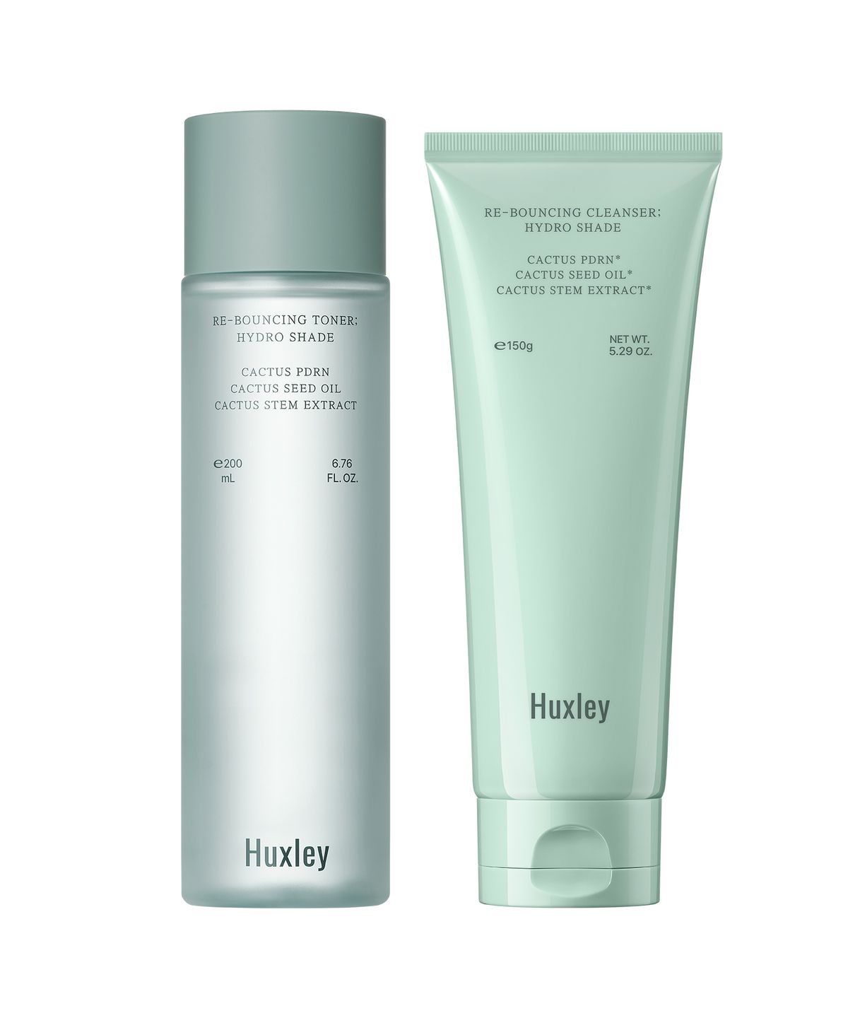 헉슬리(HUXLEY) [클렌징 2SET] 리바운싱 토너+리바운싱 클렌징
