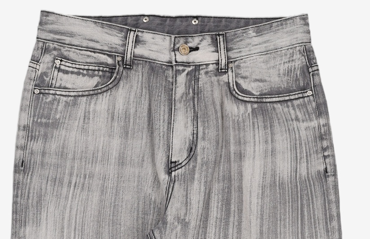 메종미네드(MAISON MINED) RAINY BRUSHED DENIM PANTS GREY 50