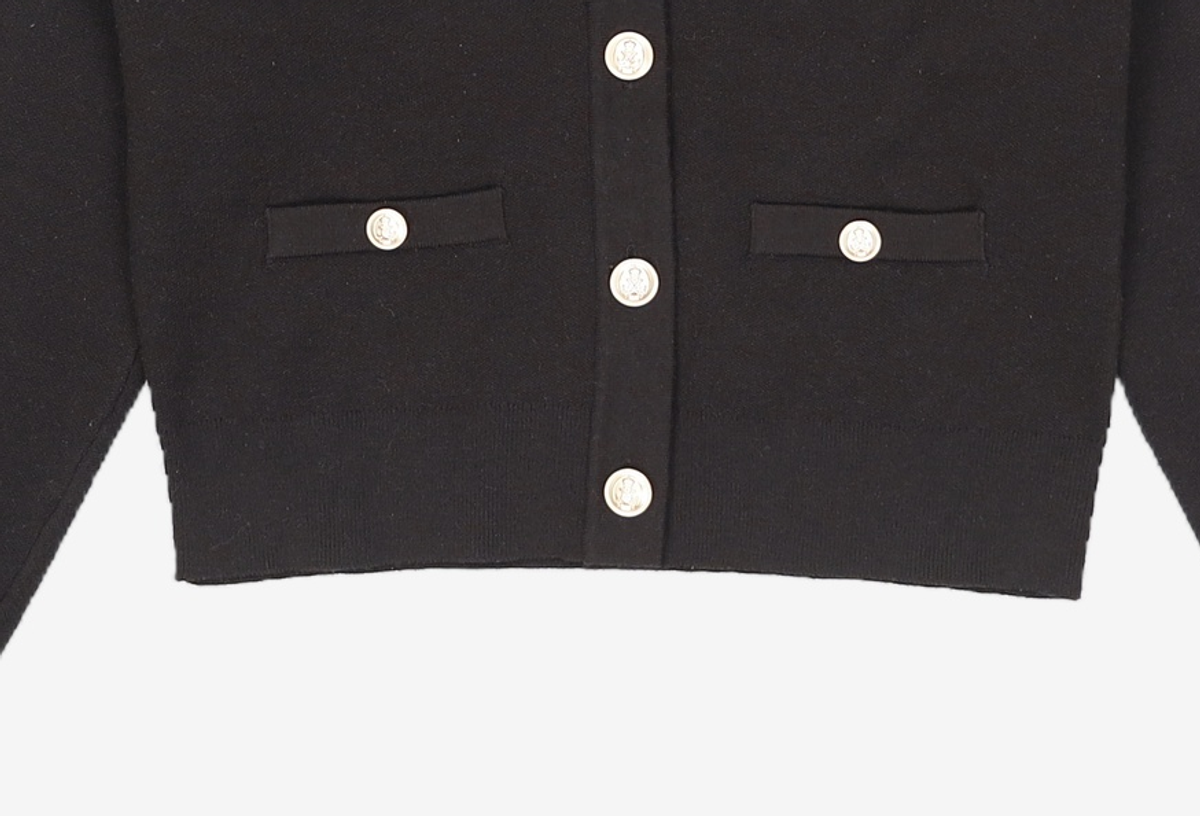 룩캐스트(LOOKAST) 블랙 카시나 가디건 / BLACK CASINA CARDIGAN ONE