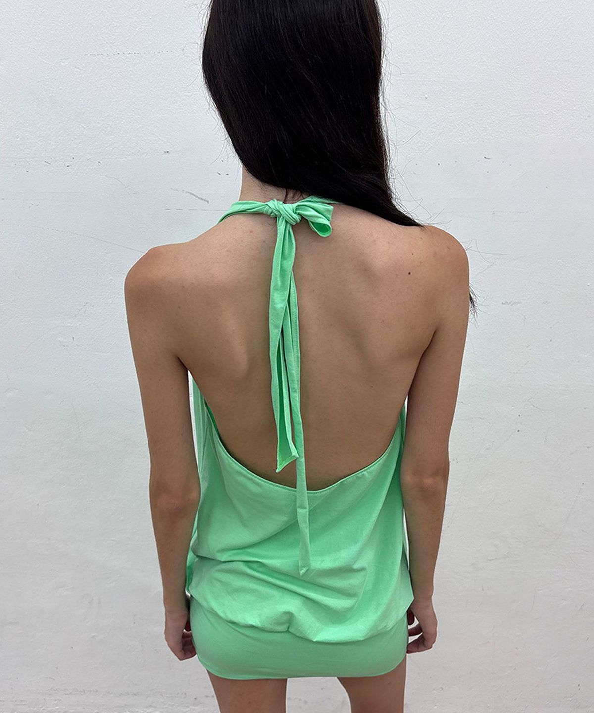 저스트하우스(JUSTHAUS) HALTER TOP DRESS, MINT