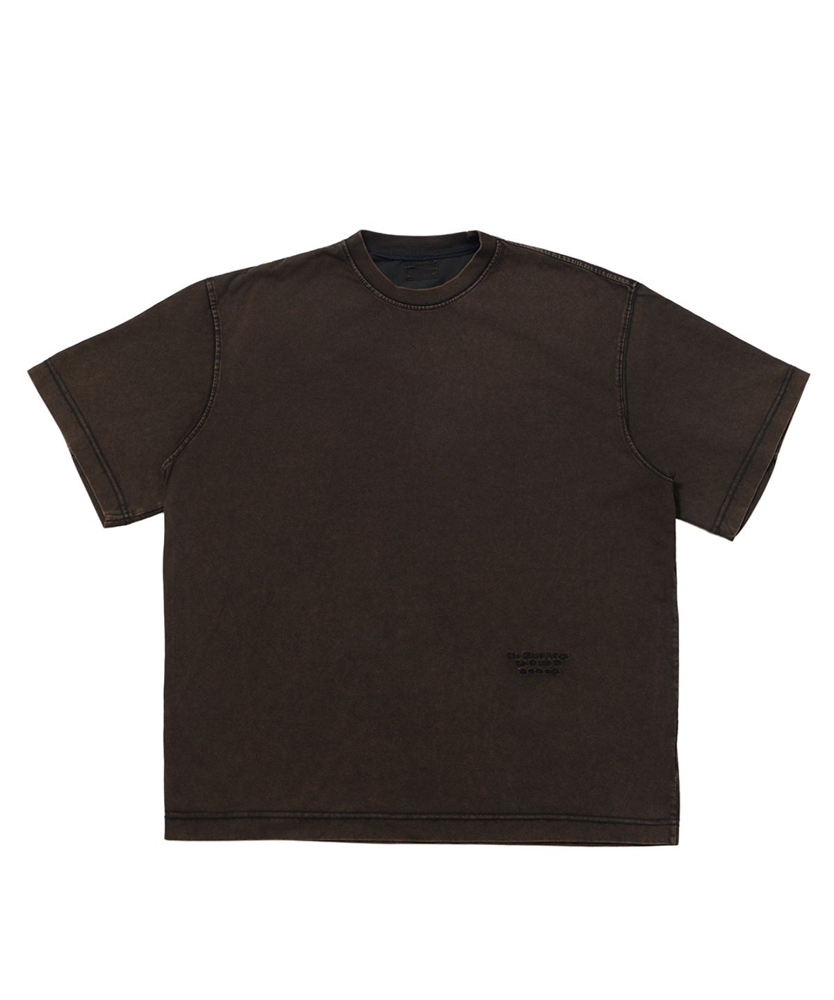 더 오피셜 레퓨지(THE OFFICIAL REFUGE) MINERAL WASHED T-SHIRT BROWN