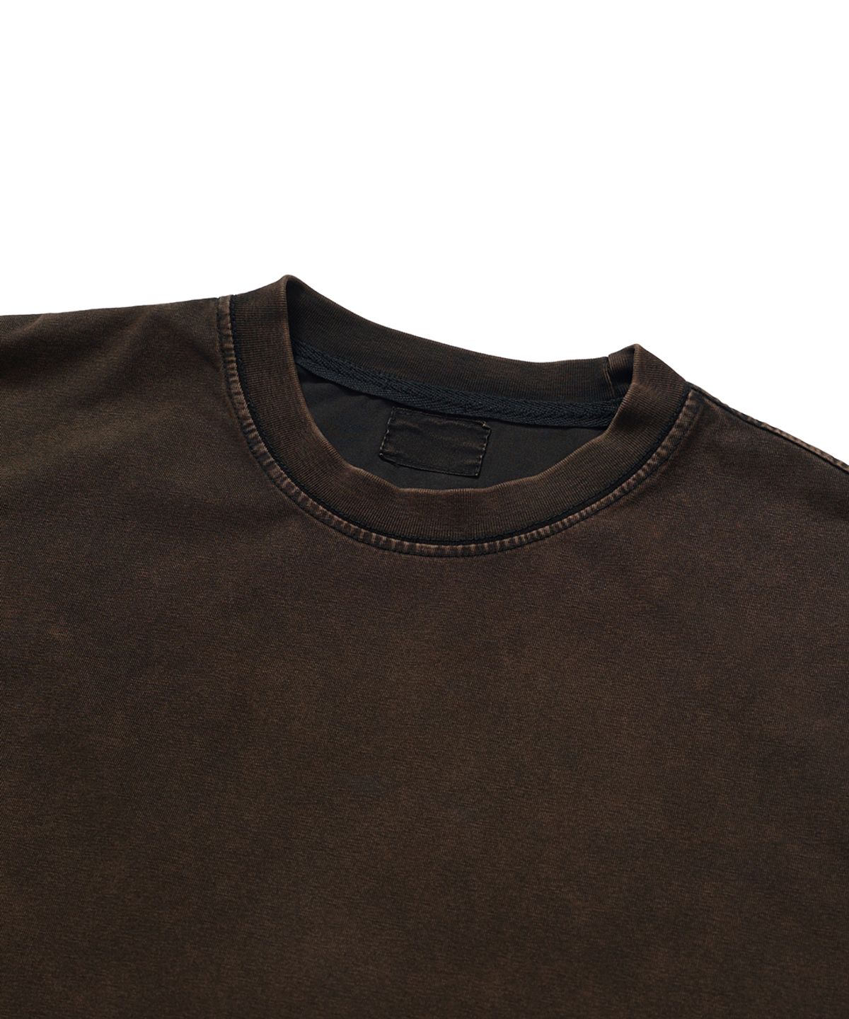 더 오피셜 레퓨지(THE OFFICIAL REFUGE) MINERAL WASHED T-SHIRT BROWN