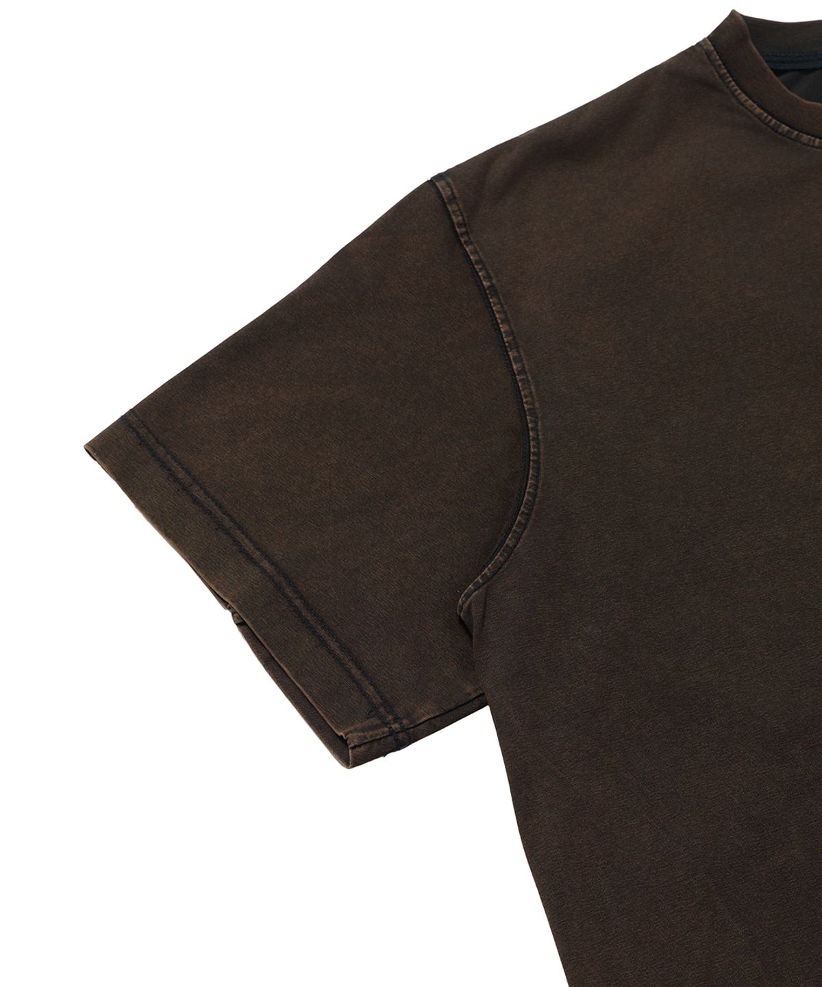 더 오피셜 레퓨지(THE OFFICIAL REFUGE) MINERAL WASHED T-SHIRT BROWN