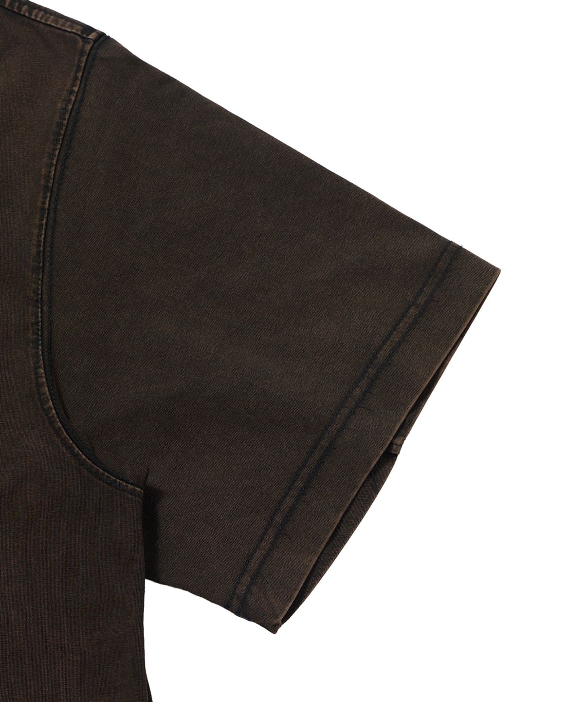 더 오피셜 레퓨지(THE OFFICIAL REFUGE) MINERAL WASHED T-SHIRT BROWN