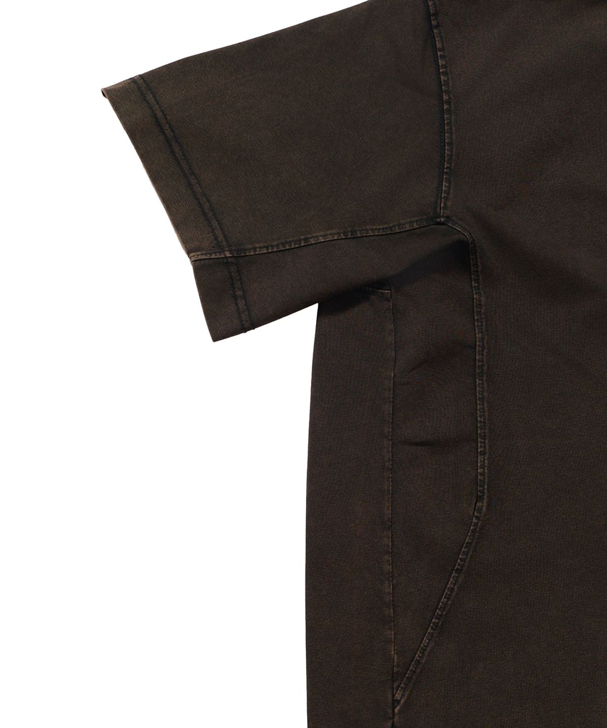 더 오피셜 레퓨지(THE OFFICIAL REFUGE) MINERAL WASHED T-SHIRT BROWN
