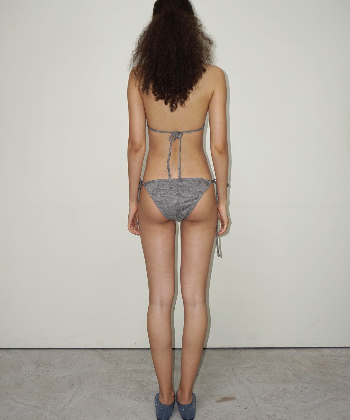 떨스티클럽(THIRSTYCLUB) Mars bikini (Grey) -Triangle top
