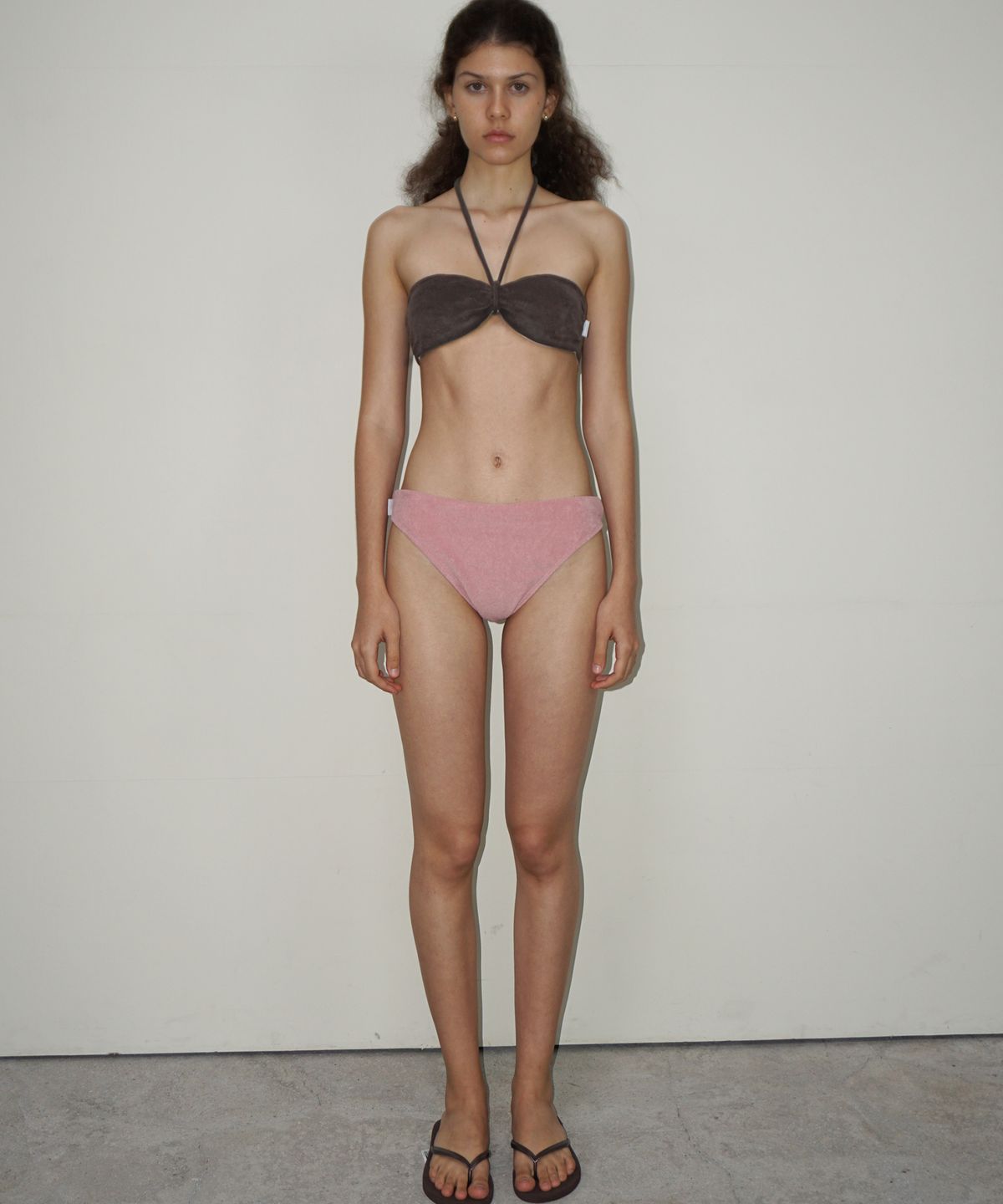 떨스티클럽(THIRSTYCLUB) Terry bikini (Pink) - Basic bottom