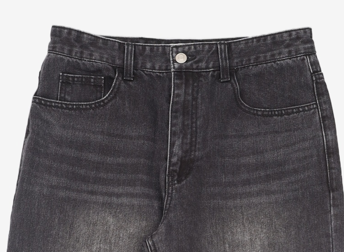 티엔지티(TNGT) Straight Fit Denim Pants (Washed Black) TNPA5F108BK 78