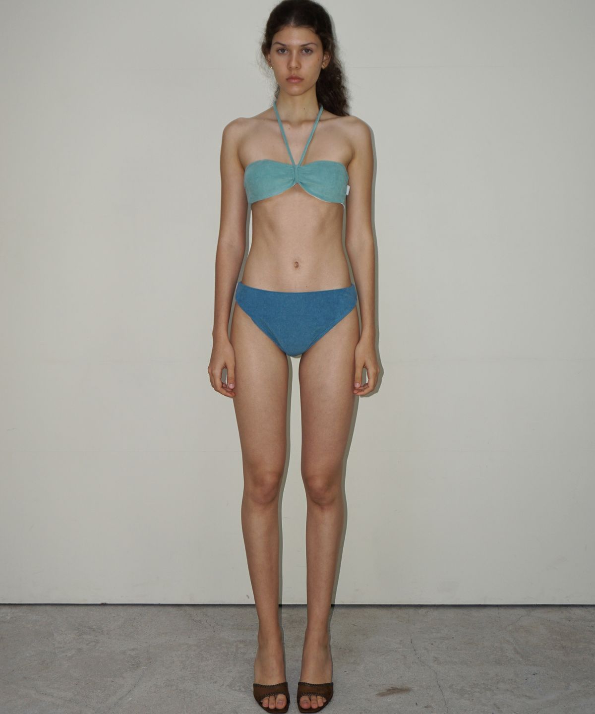 떨스티클럽(THIRSTYCLUB) Terry bikini (Mint) - Bandeau top