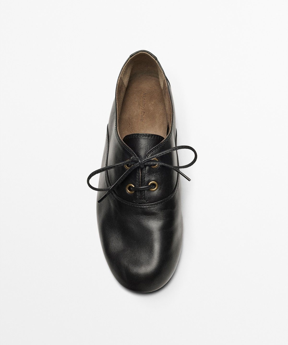 마시모두띠(MASSIMO DUTTI) 소프트 레더 레이스업 슈즈