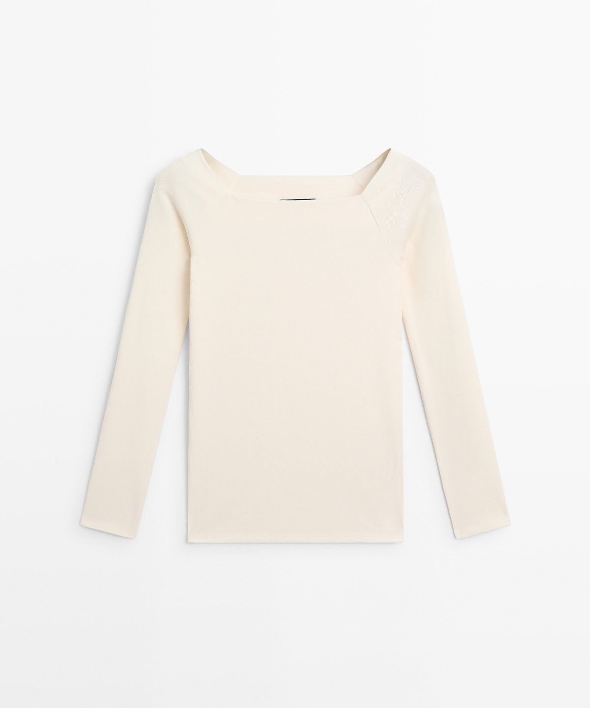 마시모두띠(MASSIMO DUTTI) 스트레치 긴소매 탑