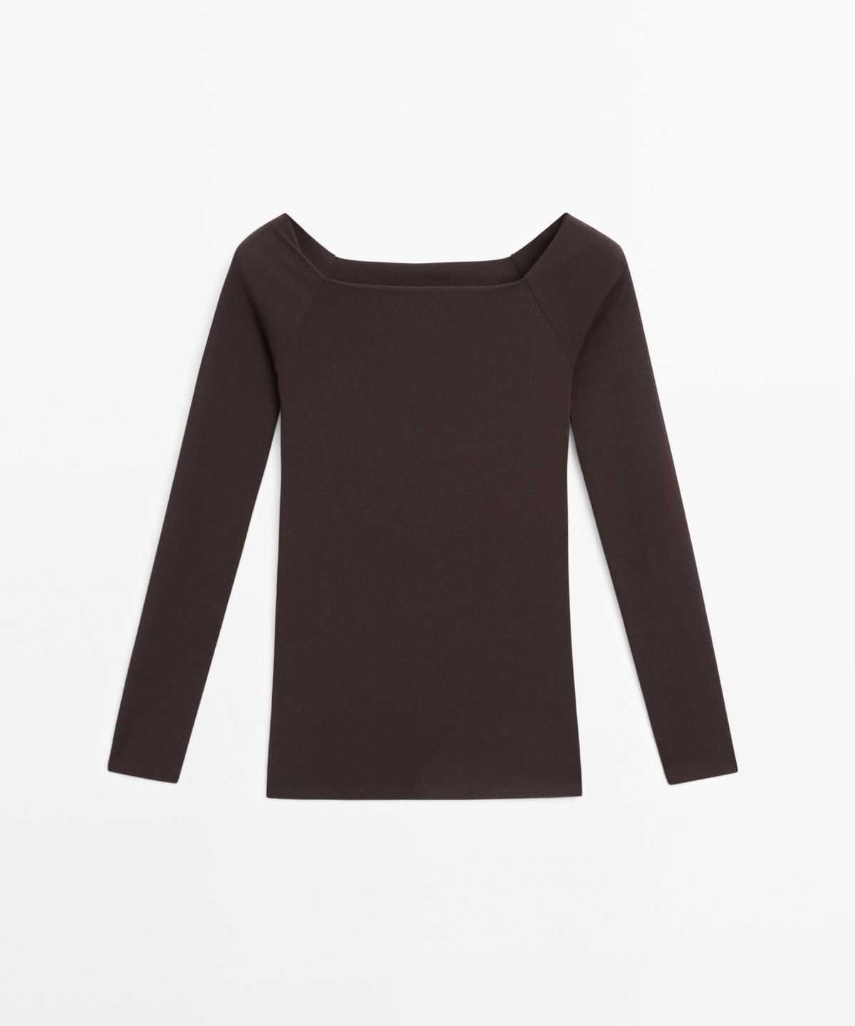 마시모두띠(MASSIMO DUTTI) 스트레치 긴소매 탑