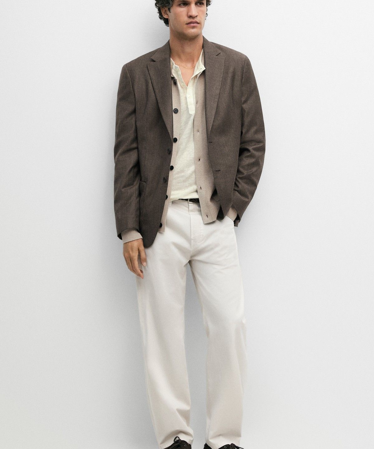 마시모두띠(MASSIMO DUTTI) 울 혼방 포켓 디테일 블레이저
