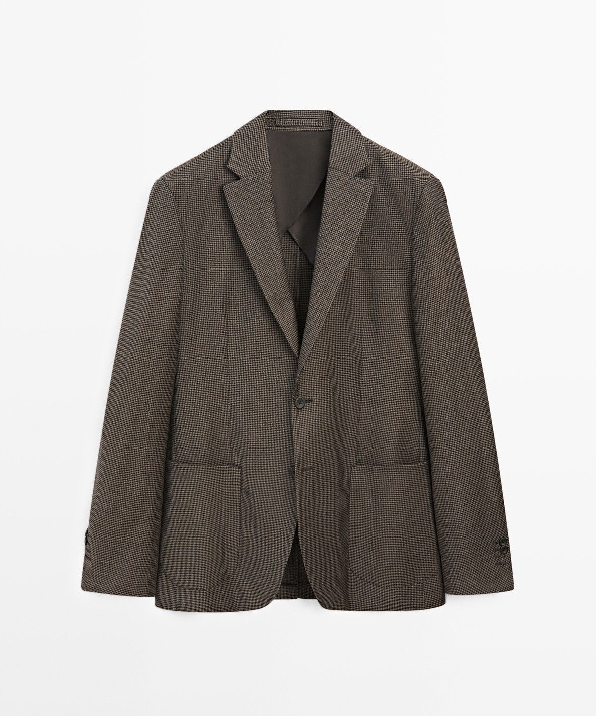 마시모두띠(MASSIMO DUTTI) 울 혼방 포켓 디테일 블레이저