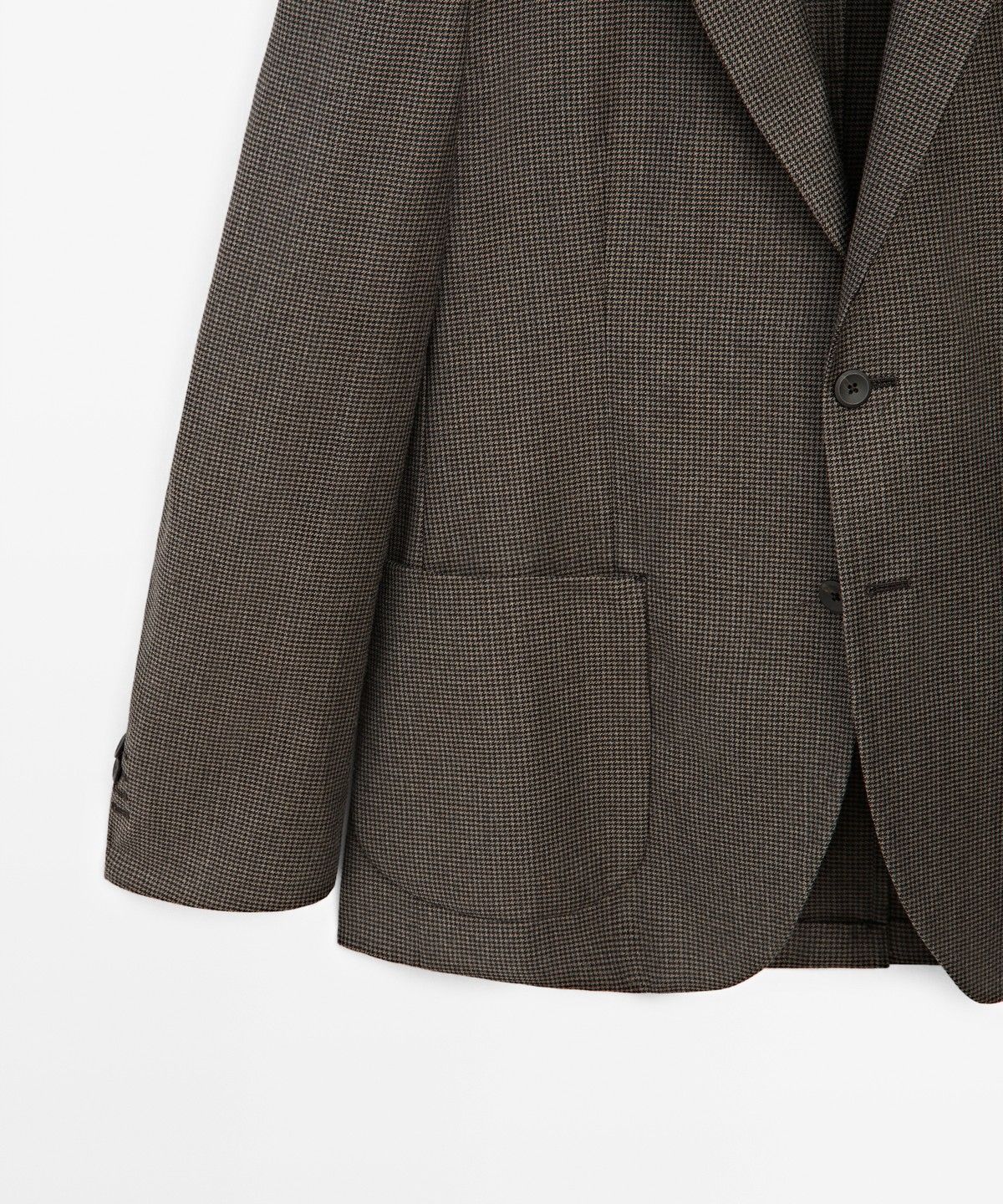마시모두띠(MASSIMO DUTTI) 울 혼방 포켓 디테일 블레이저