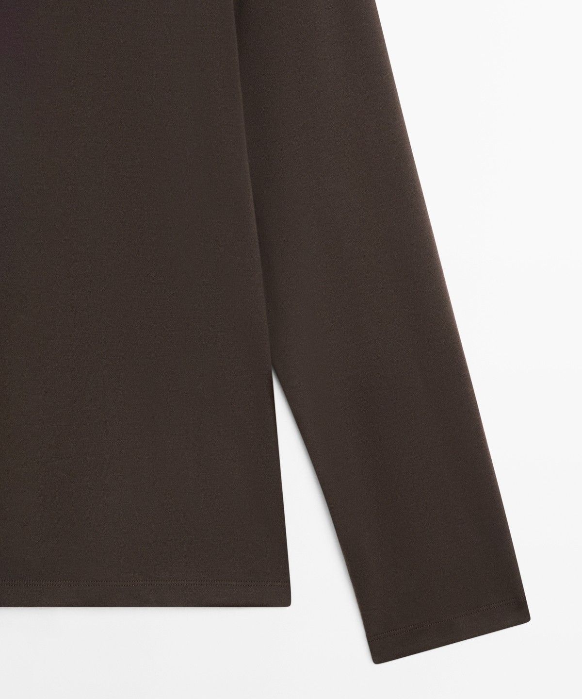 마시모두띠(MASSIMO DUTTI) 100% 코튼 긴소매 티셔츠