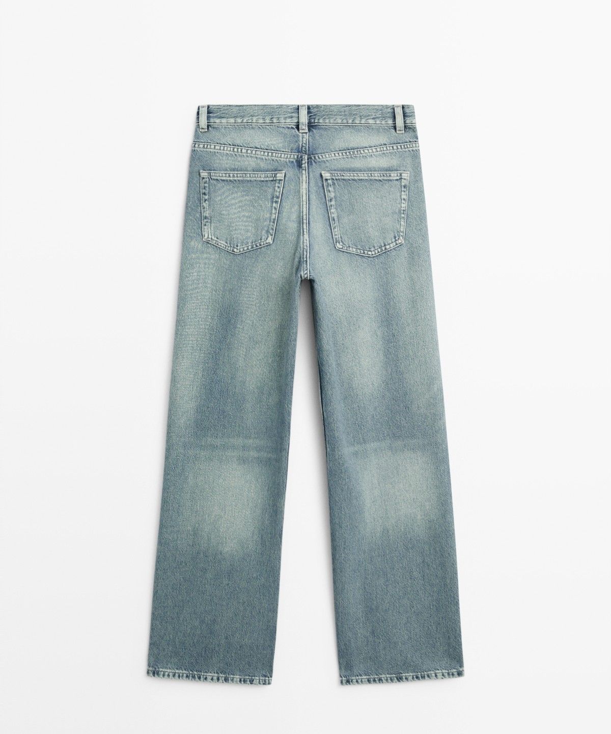 마시모두띠(MASSIMO DUTTI) 하이라이즈 와이드 레그 진