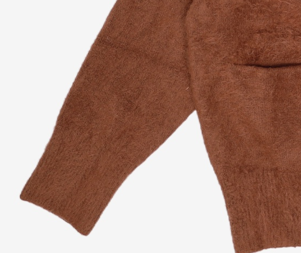 오아이오아이 컬렉션(OIOI COLLECTION) NEW VARSITY LOGO CARDIGAN [BROWN] M