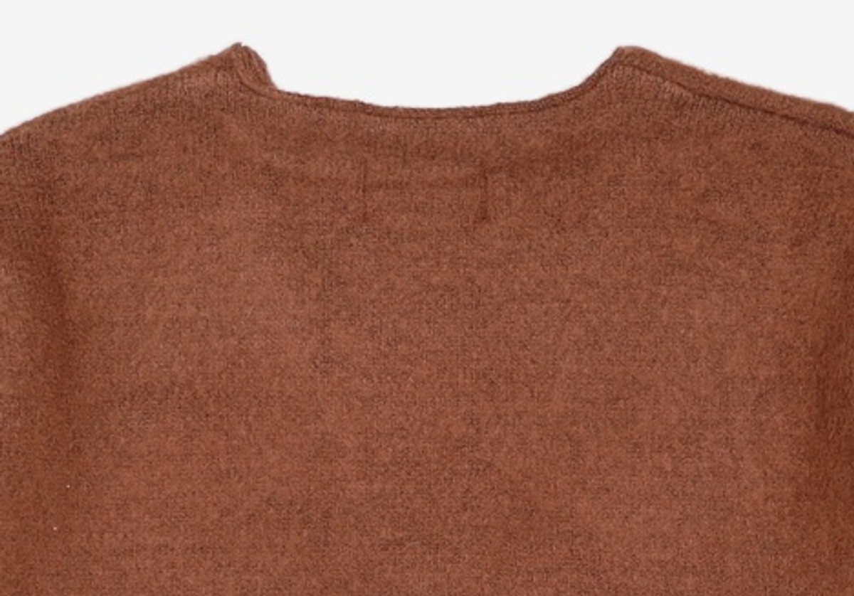 오아이오아이 컬렉션(OIOI COLLECTION) NEW VARSITY LOGO CARDIGAN [BROWN] M