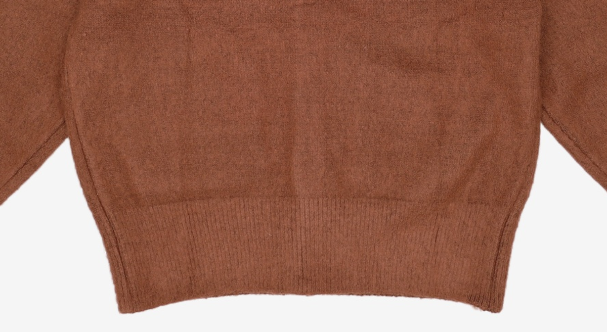 오아이오아이 컬렉션(OIOI COLLECTION) NEW VARSITY LOGO CARDIGAN [BROWN] M