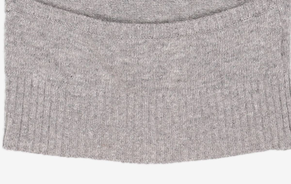 레스트앤레크레이션(REST&RECREATION) RR CUT OUT KNIT VEST GREY OS