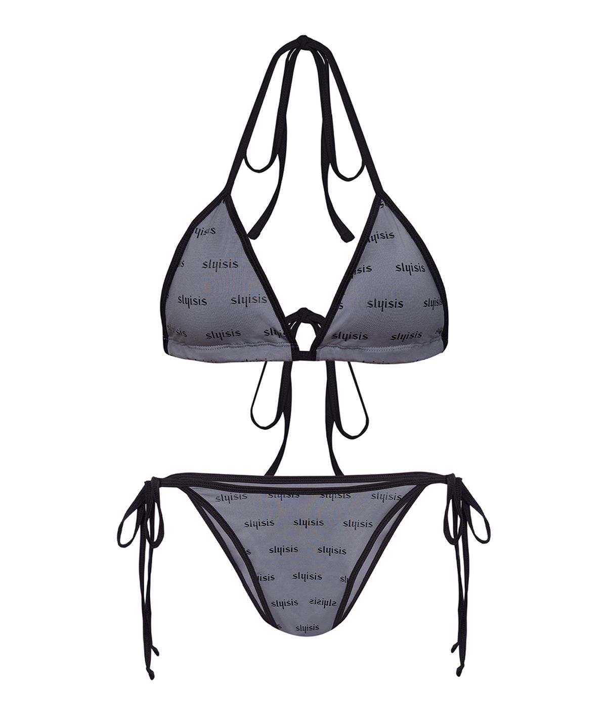 슬리시스(SLYISIS) Signature Logo Bikini (Charcoal/Black)