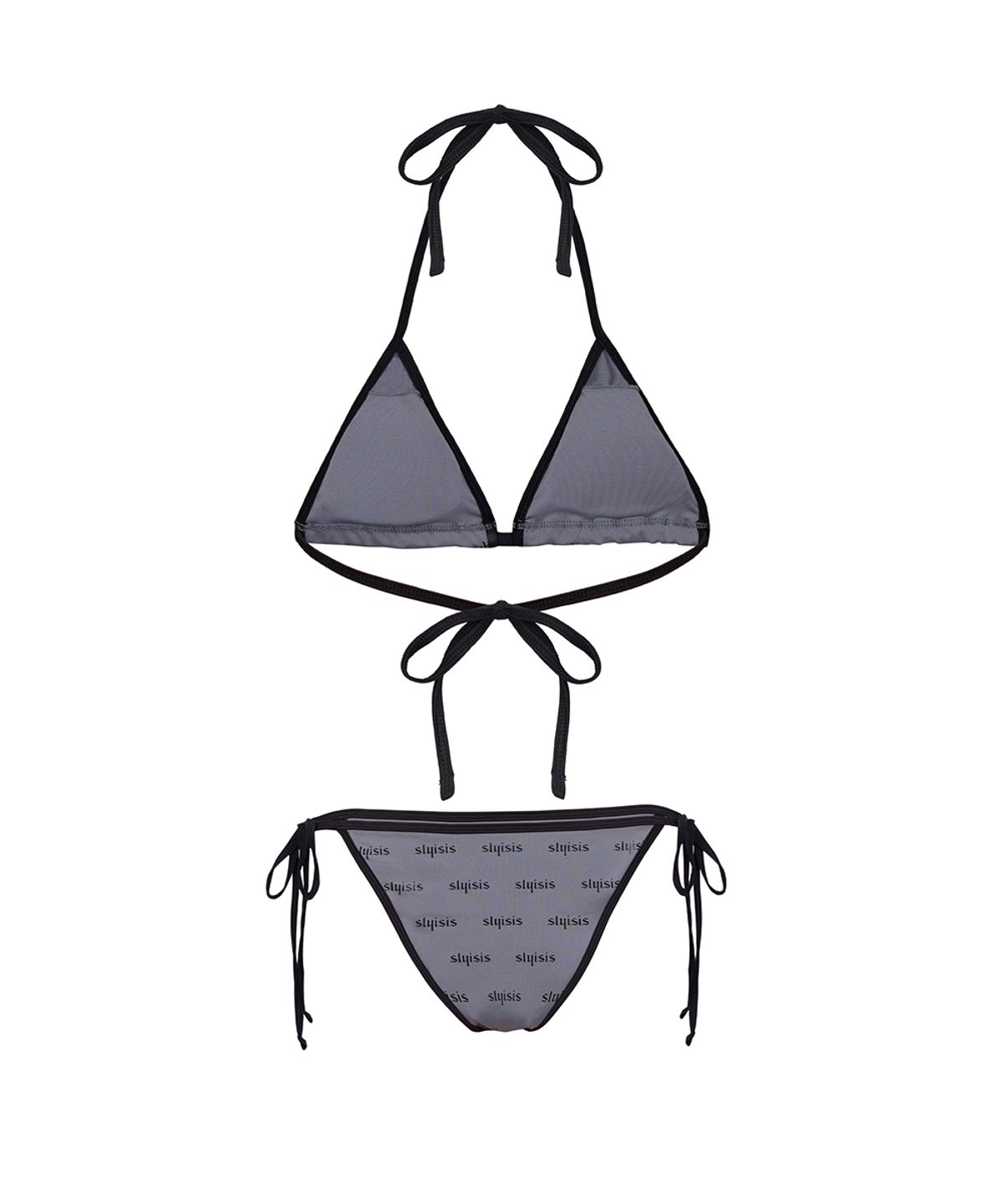 슬리시스(SLYISIS) Signature Logo Bikini (Charcoal/Black)