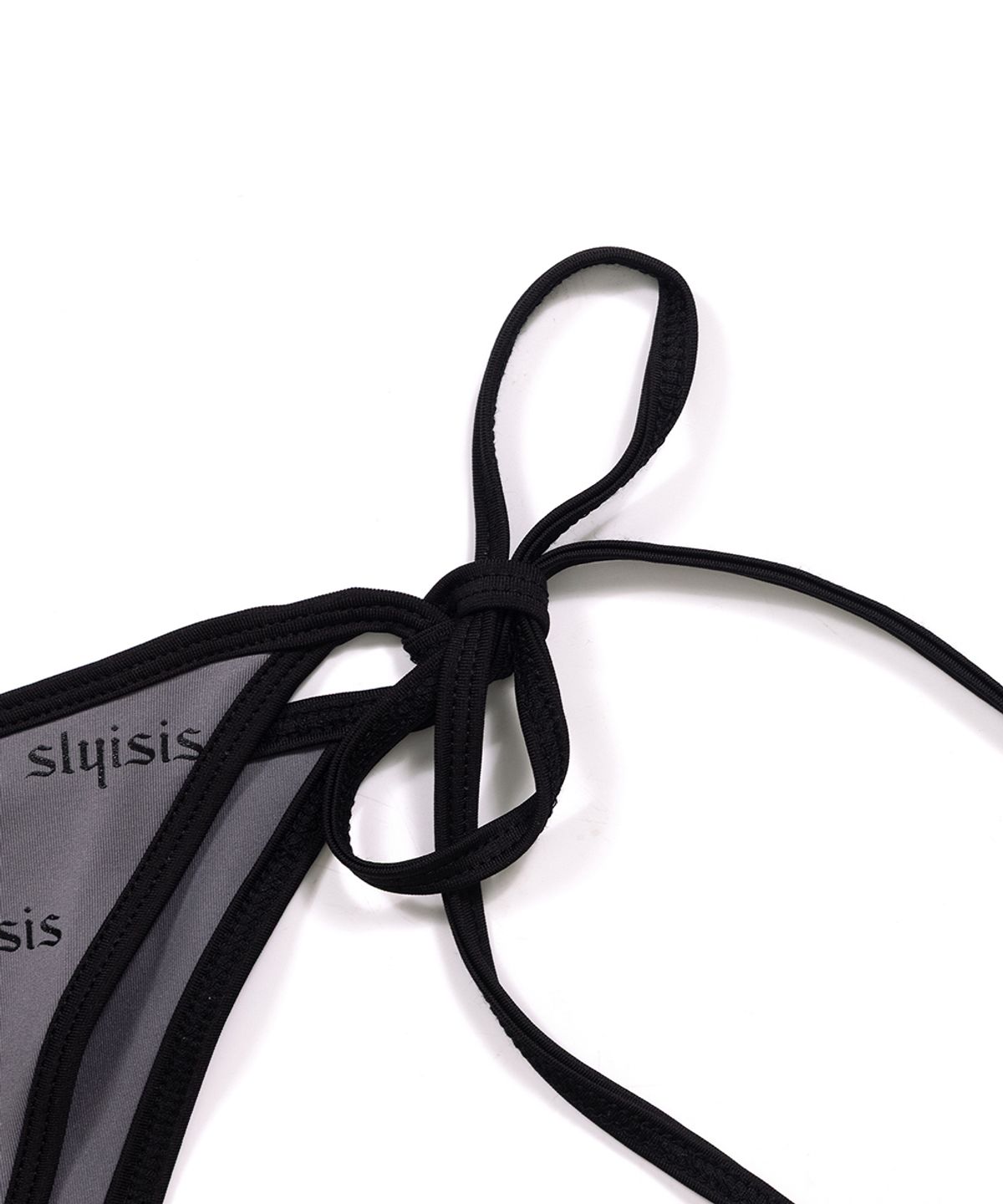 슬리시스(SLYISIS) Signature Logo Bikini (Charcoal/Black)