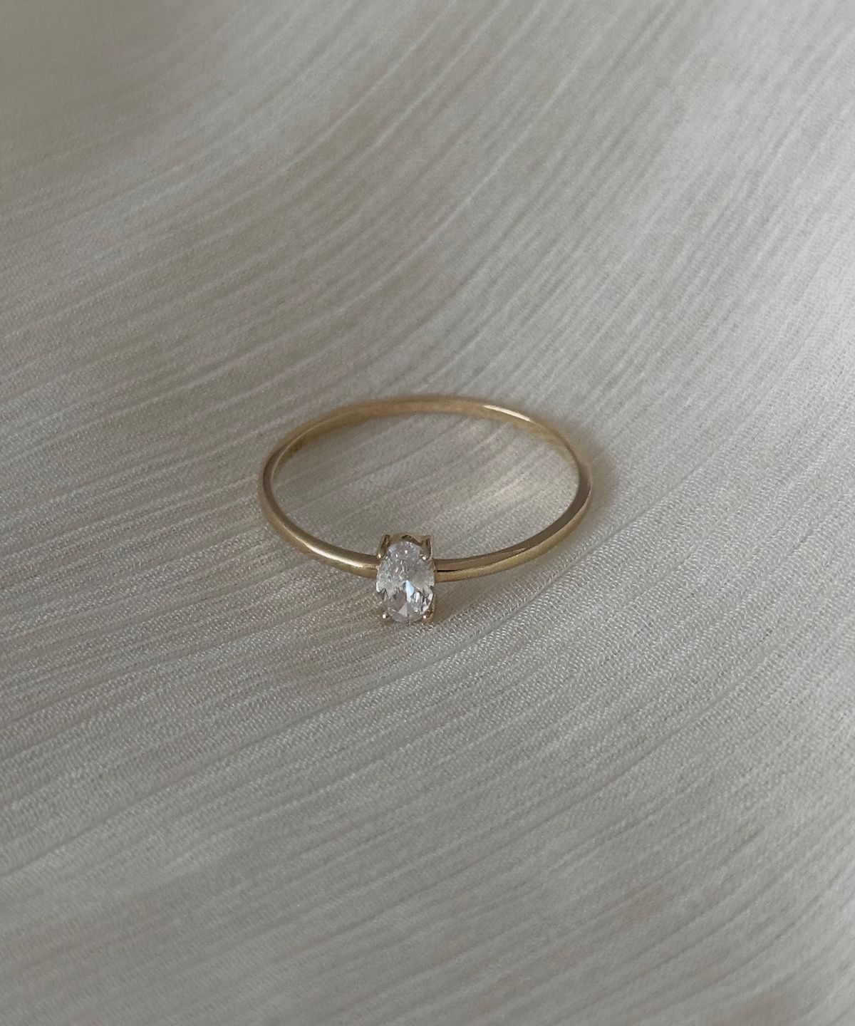 파예(FAYE) 14k Ovel ring