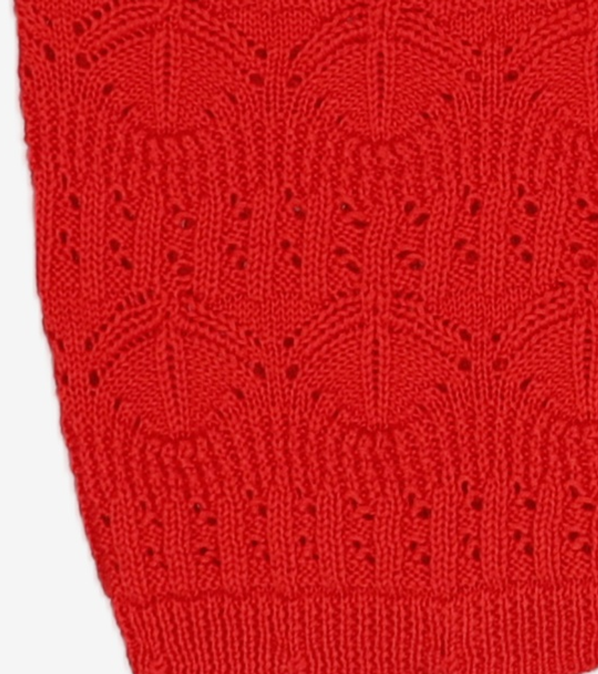 비뮤즈맨션(BEMUSE MANSION) Ribbon point punching bustier knit - Red FREE