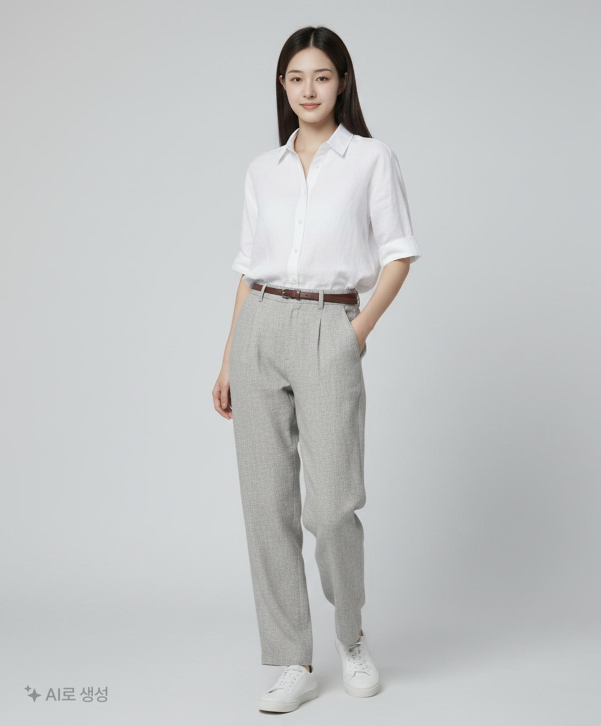 유니클로(UNIQLO) 코튼 팬츠 L