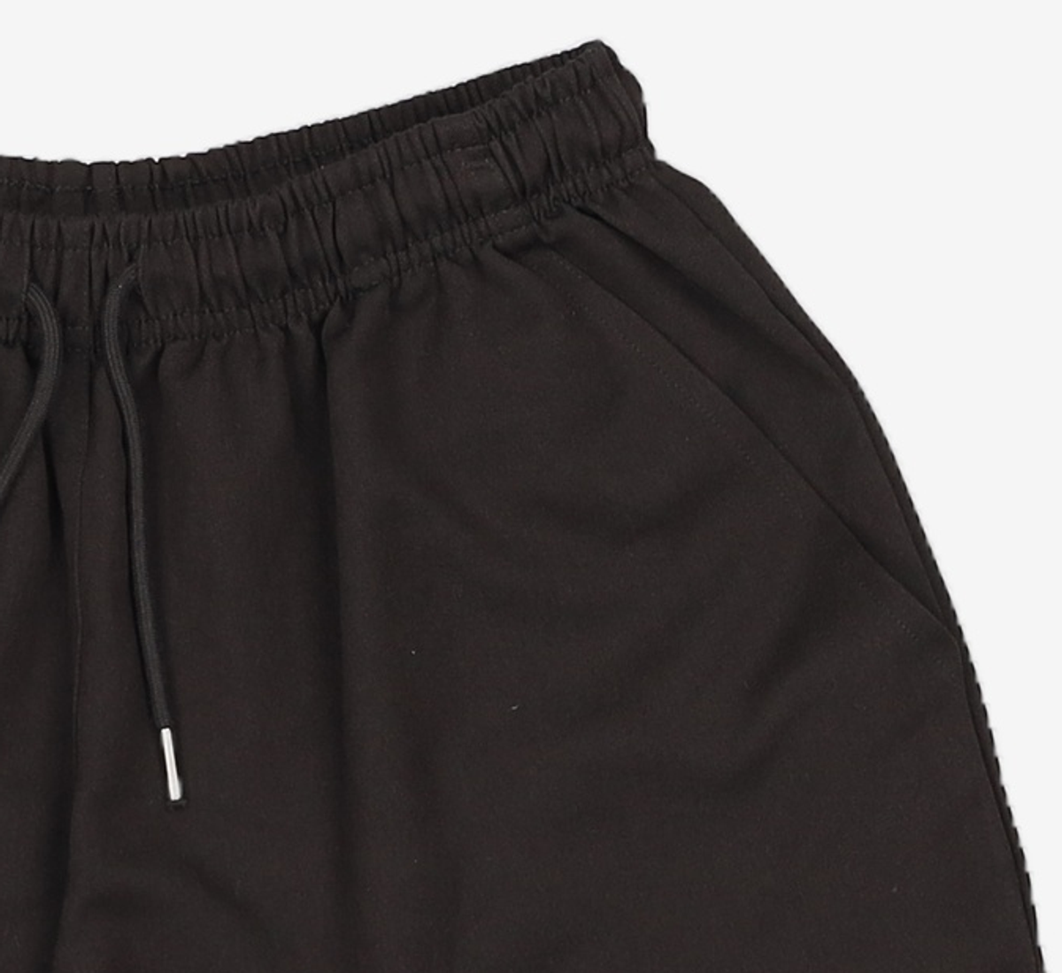 우알롱(WOOALONG) Signature summer half pants - BLACK S