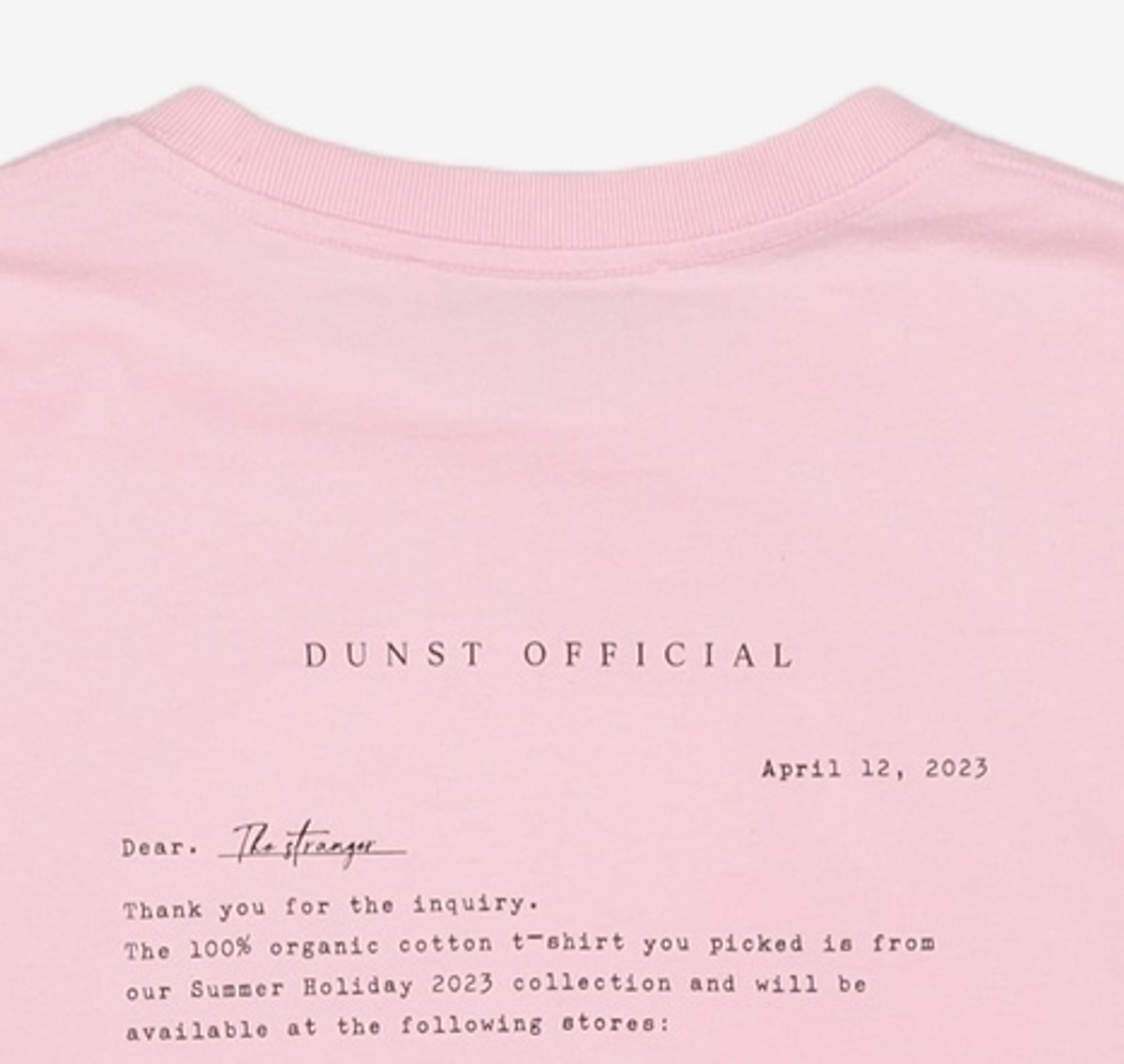 던스트(DUNST) 반소매 티셔츠 S