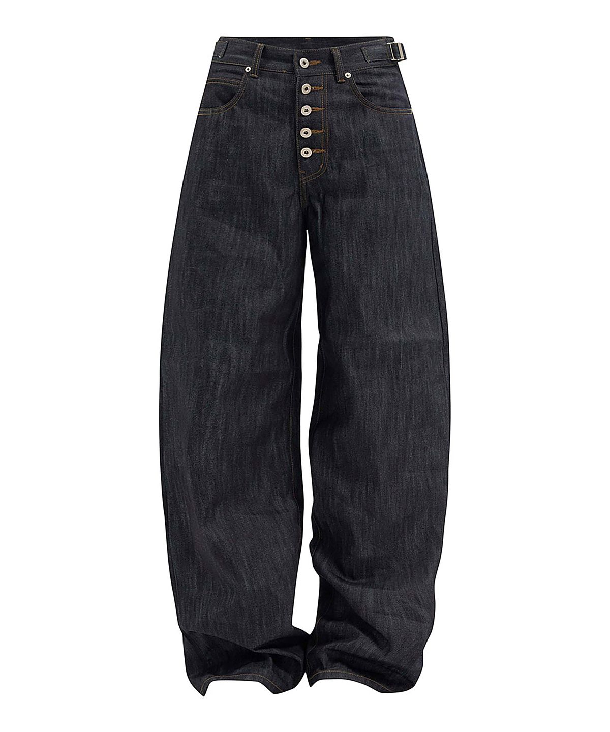 043Y(043Y) TRIBAL RAW DENIM LOOSE PANTS