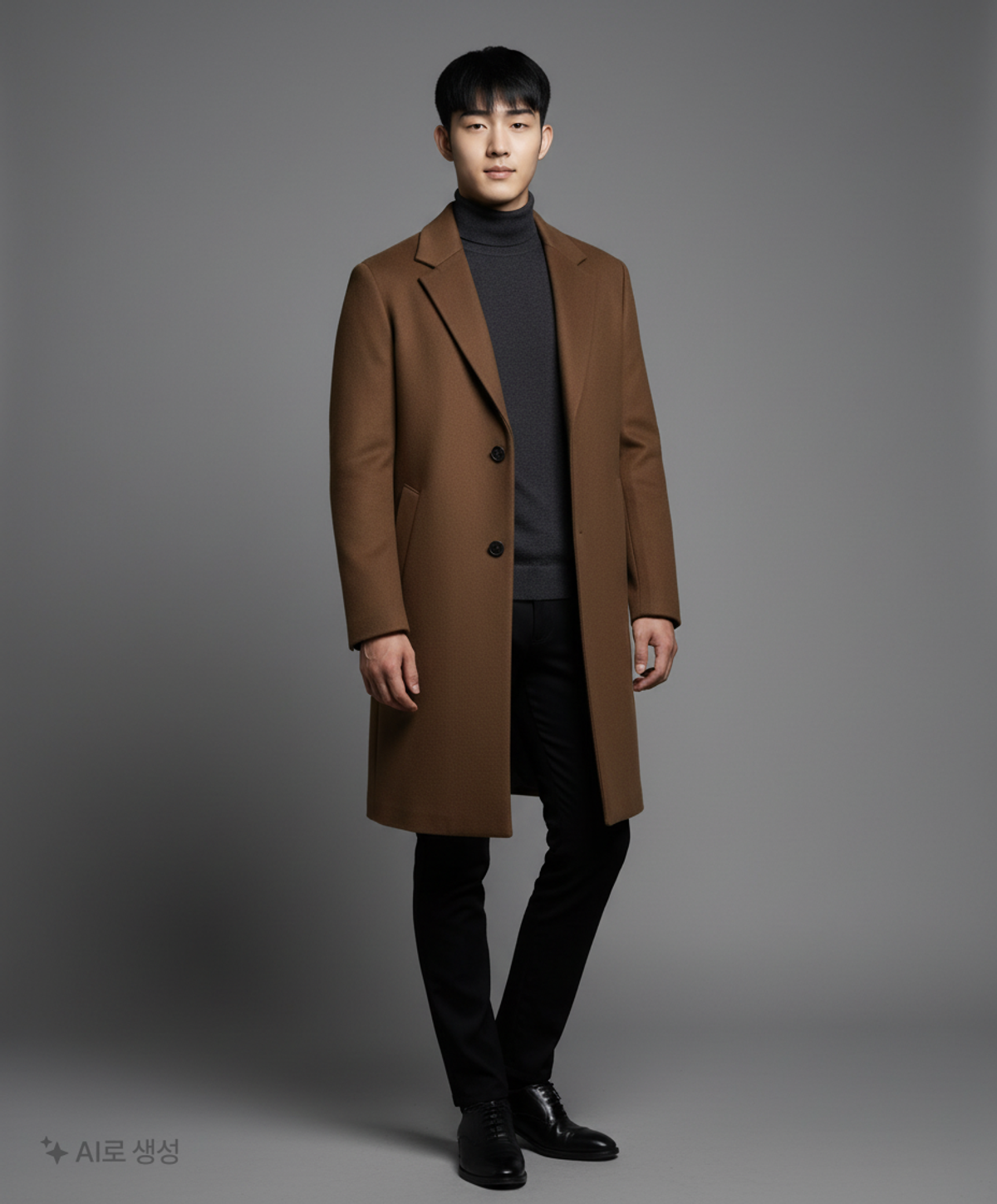 인사일런스(INSILENCE) MTR 오버사이즈 싱글 코트 BROWN S