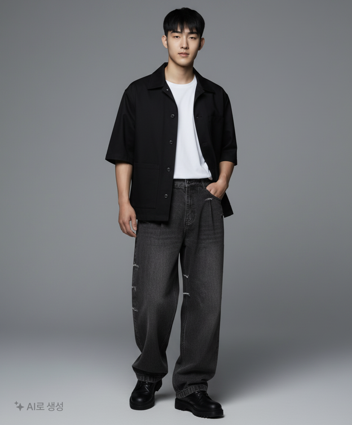 메종미네드(MAISON MINED) 청/데님 팬츠 50